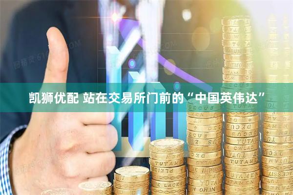 凯狮优配 站在交易所门前的“中国英伟达”
