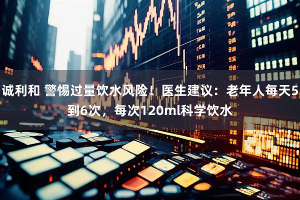诚利和 警惕过量饮水风险！医生建议：老年人每天5到6次，每次120ml科学饮水