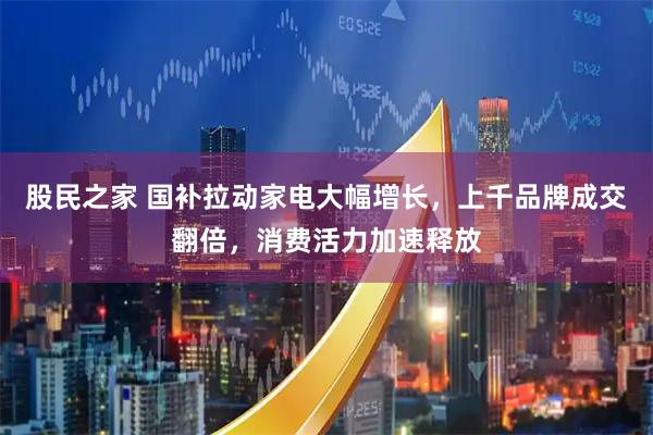 股民之家 国补拉动家电大幅增长，上千品牌成交翻倍，消费活力加速释放