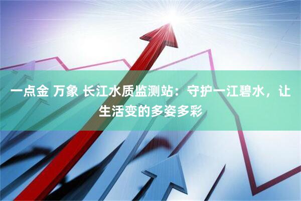 一点金 万象 长江水质监测站：守护一江碧水，让生活变的多姿多彩
