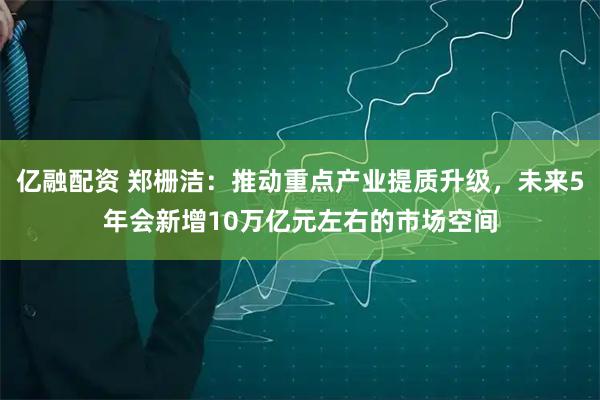 亿融配资 郑栅洁：推动重点产业提质升级，未来5年会新增10万亿元左右的市场空间